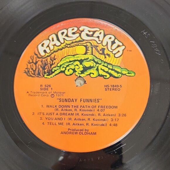 Sunday Funnies Andrew Oldham 1971 Vinyl Record Album - Picture 6 of 8